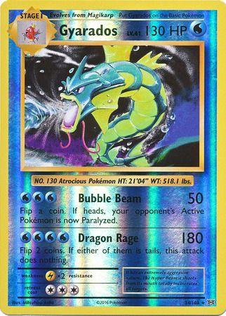 34/108 Gyarados Rare Reverse Holo XY Evolutions