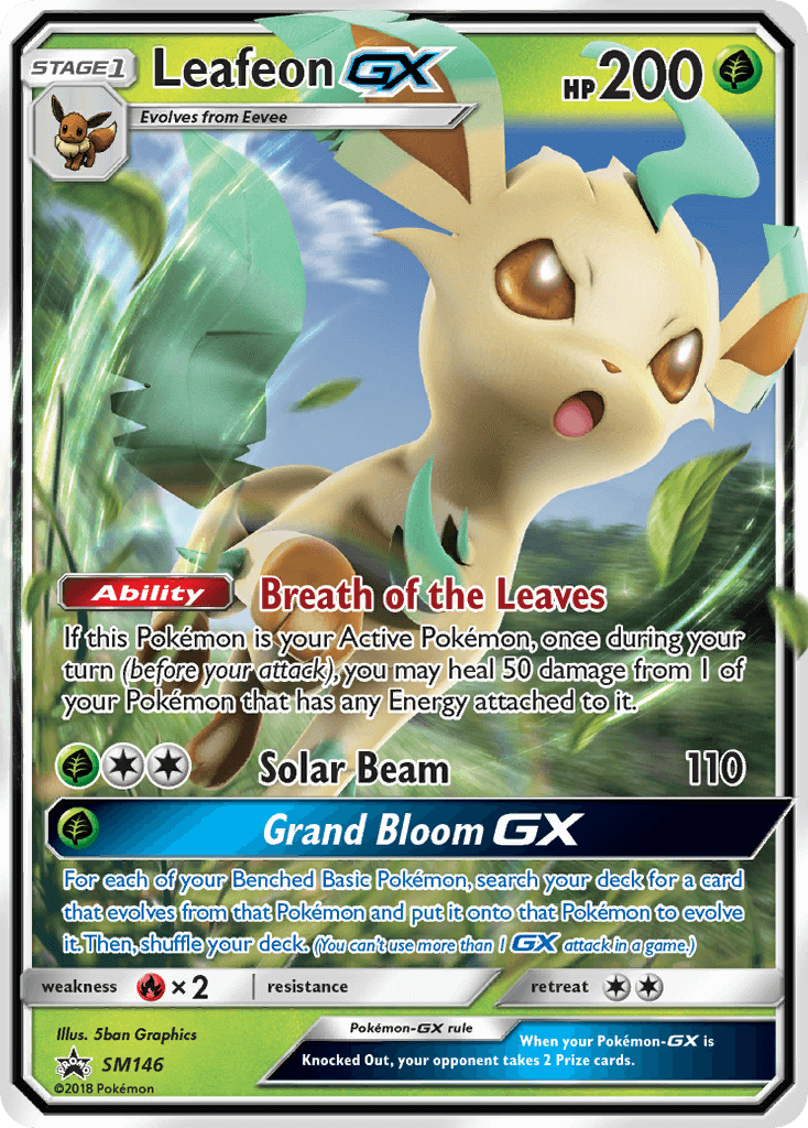 SM146 Leafeon GX - Promo