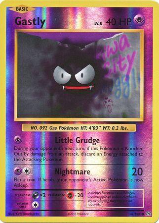 47/108 Gastly Common Reverse Holo XY Evolutions
