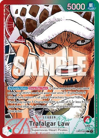 OP01-002 Trafalgar Law Leader Alternate Art