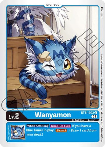 BT11-002 Wanyamon Common Holo Foil