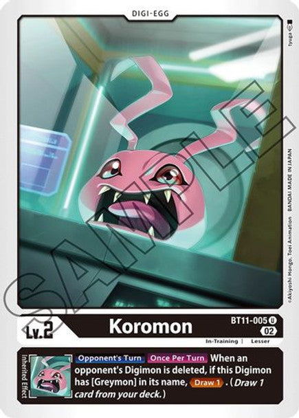 BT11-005 Koromon Uncommon