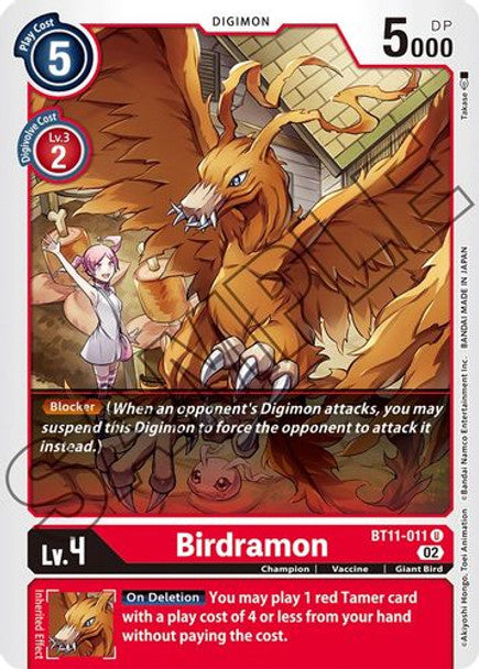 BT11-011 Birdramon Uncommon