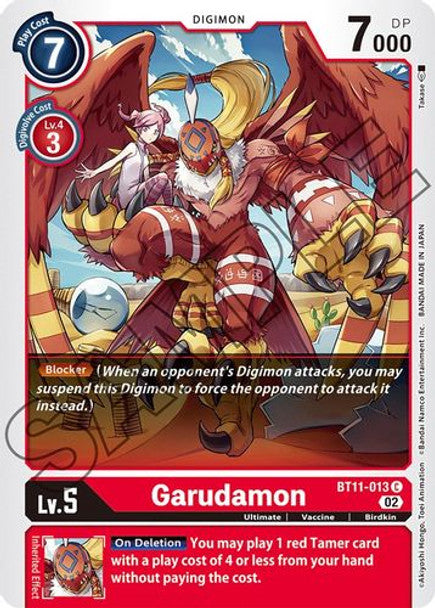 BT11-013 Garudamon Common Holo Foil