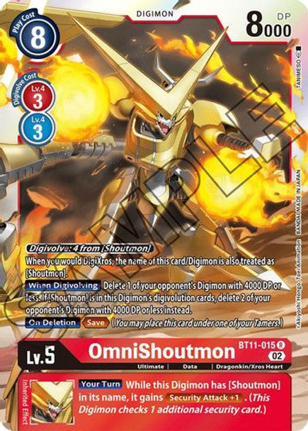 BT11-015 OmniShoutmon Rare