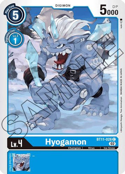 BT11-026 Hyogamon Common Holo Foil