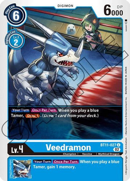 BT11-027 Veedramon Uncommon Holo Foil