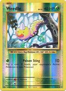 5/108 Weedle Common Reverse Holo XY Evolutions