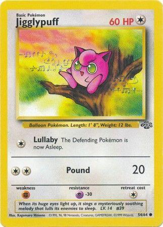 54/64 Jigglypuff Common Jungle Set Unlimited