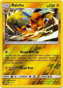 55/214 Raichu Rare Reverse Holo Unbroken Bonds