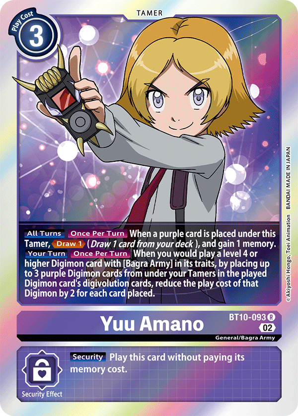 BT10-093 Yuu Amano Rare