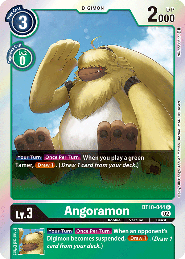 BT10-044 Angoramon Rare