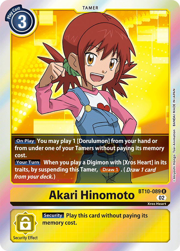 BT10-089 Akari Hinomoto Rare