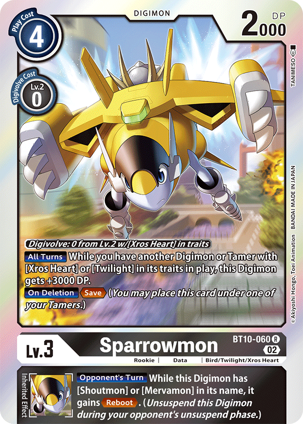 BT10-060 Sparrowmon Rare