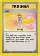 75/102 Lass Trainer Rare Base Set Unlimited