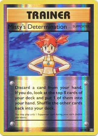 80/108 Misty's Determination Uncommon Trainer XY Evolutions