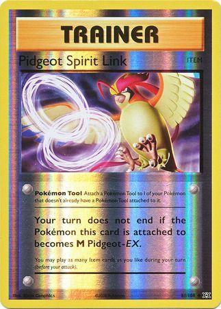 81/108 Pidgeot Spirit Link Uncommon Trainer XY Evolutions