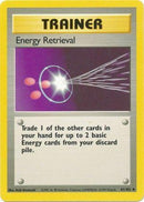 81/102 Energy Retrieval Trainer Uncommon Base Set Unlimited
