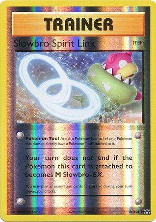86/108 Slowbro Spirit Link Uncommon Trainer XY Evolutions