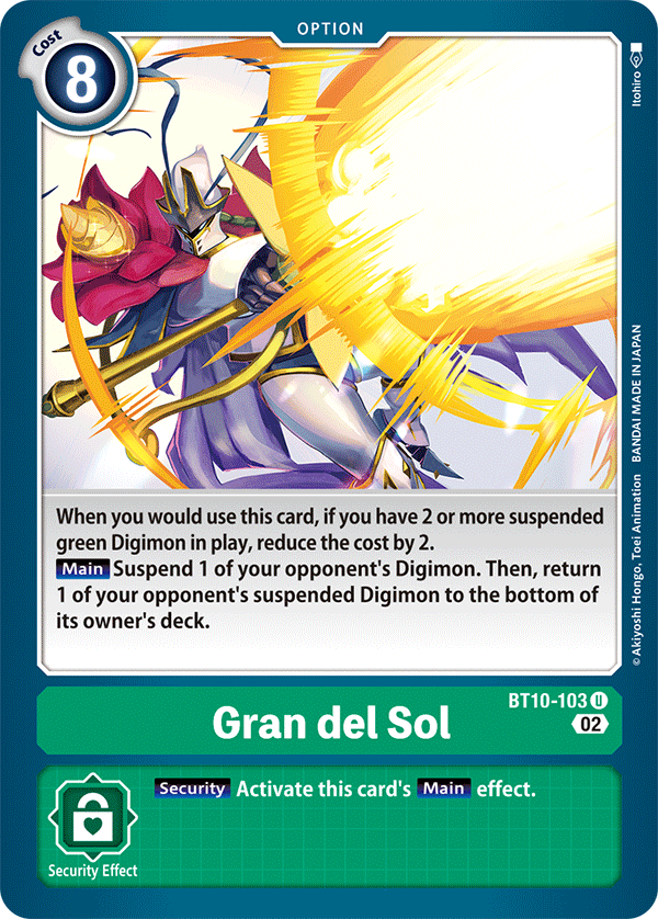 BT10-103 Gran del Sol Uncommon