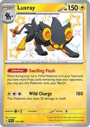 137/091 Luxray Shiny Rare Paldean Fates