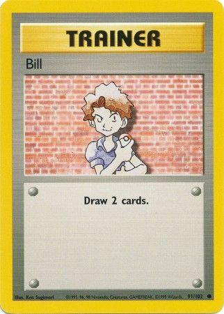 91/102 Bill Trainer Common Base Set Unlimited