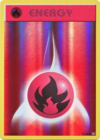 92/108 Fire Energy Common Energy XY Evolutions