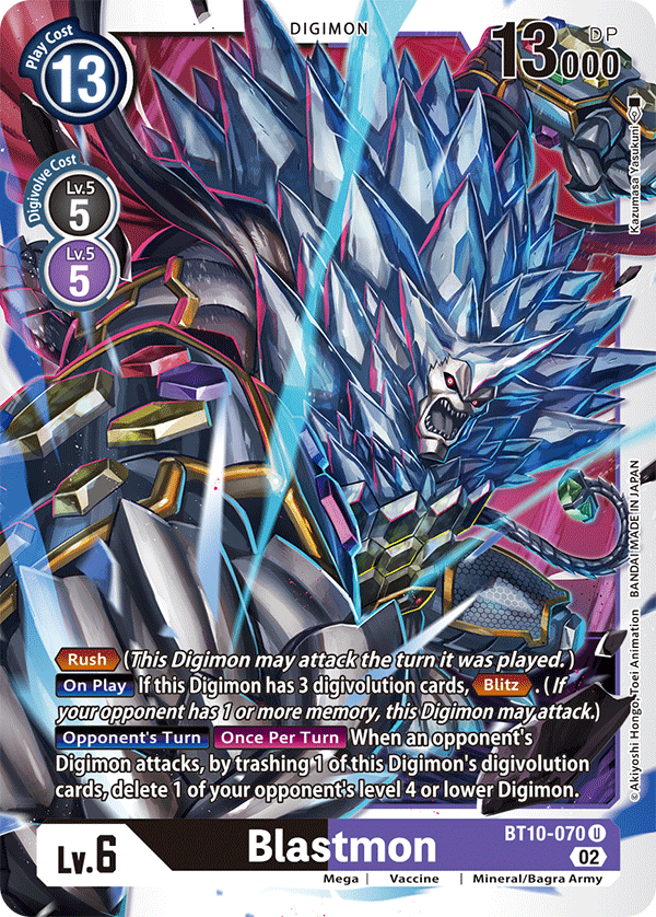 BT10-070 Blastmon Uncommon