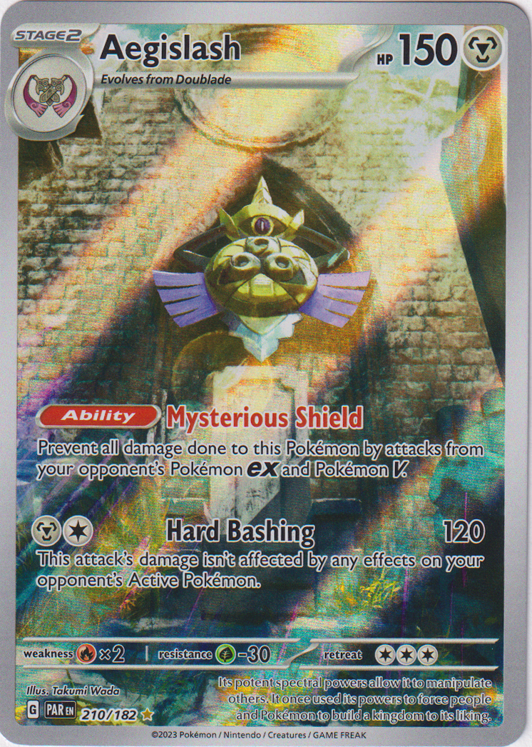 210/182 Aegislash Illustration Rare Paradox Rift