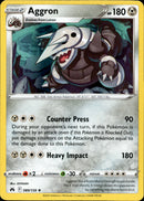 089/159 Aggron Holo Rare Crown Zenith
