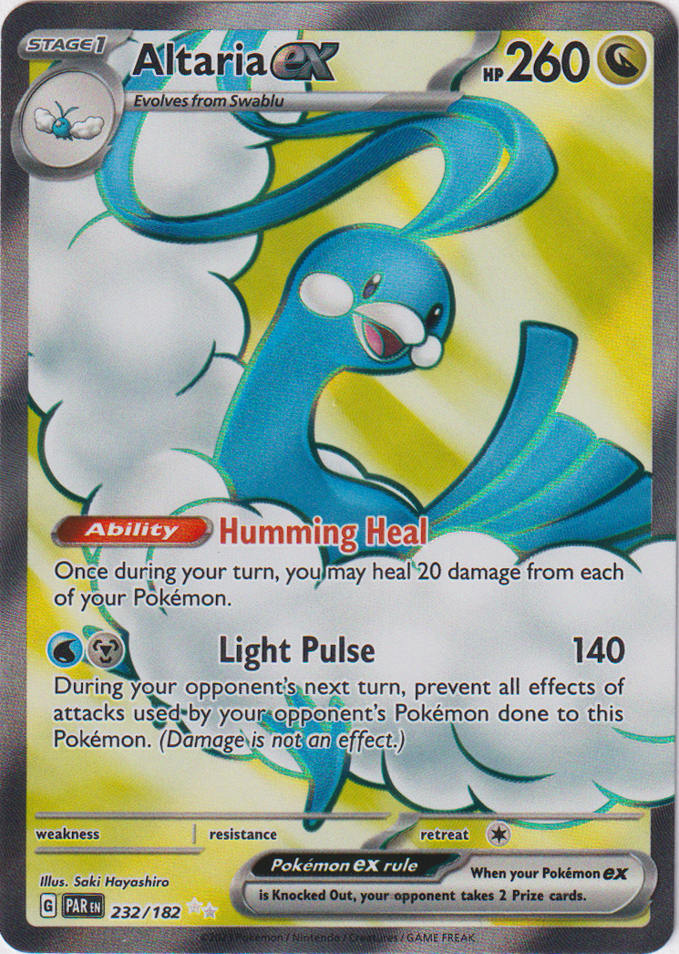 232/182 Altaria EX Ultra Rare Paradox Rift