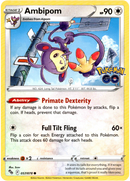 057/078 Ambipom Common Pokemon GO