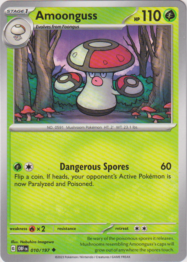 010/197 Amoonguss Uncommon Obsidian Flames