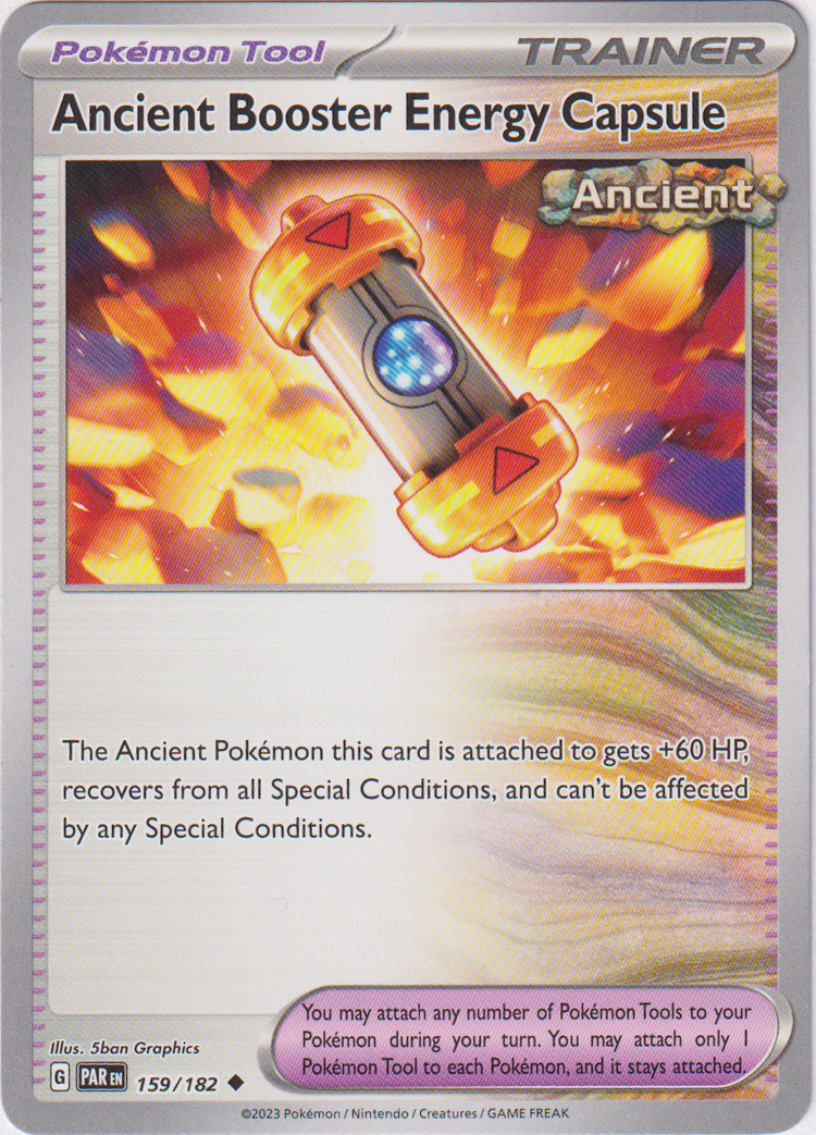 159/182 Ancient Booster Energy Capsule Uncommon Paradox Rift