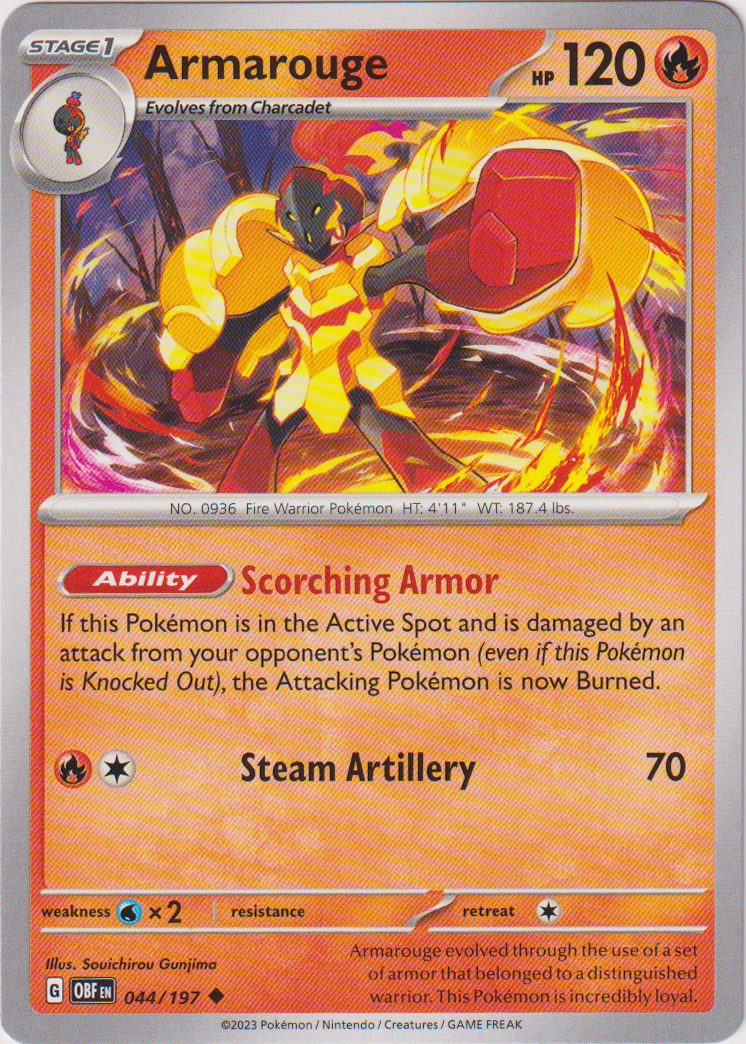 044/197 Armarouge Uncommon Obsidian Flames