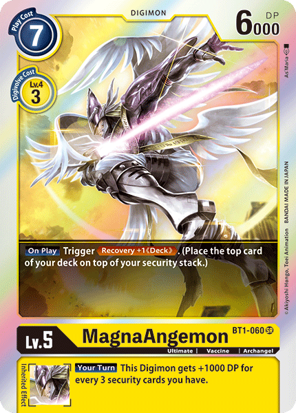 BT1-060 MagnaAngemon Super Rare RB01 Reprint