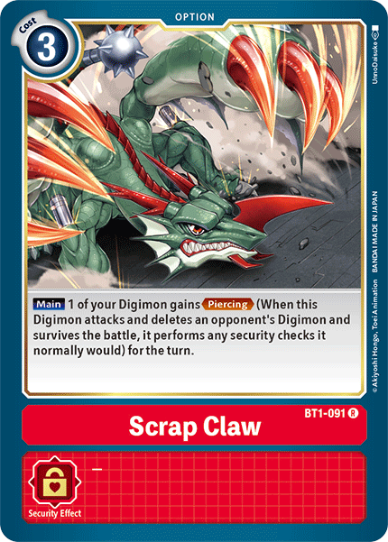 BT1-091 Scrap Claw Rare