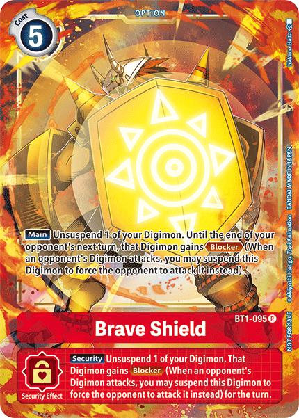 BT1-095 Brave Shield Alt Art Rare