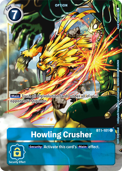 BT1-101 Howling Crusher Alt Art Common