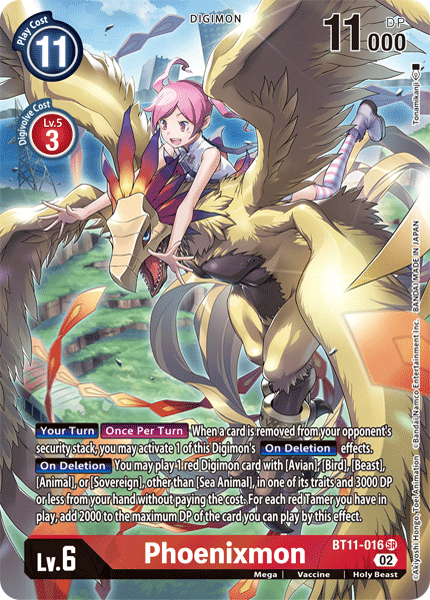 BT11-016 Phoenixmon Alternate Art