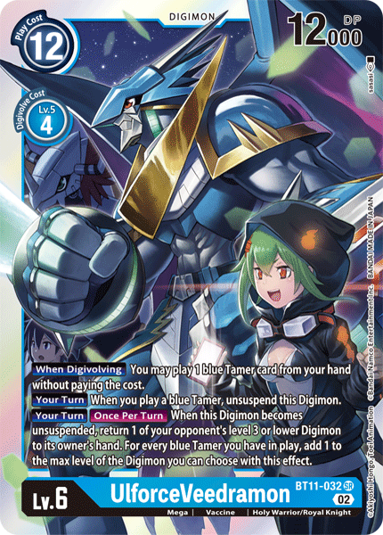 BT11-032 UlforceVeedramon Super Rare