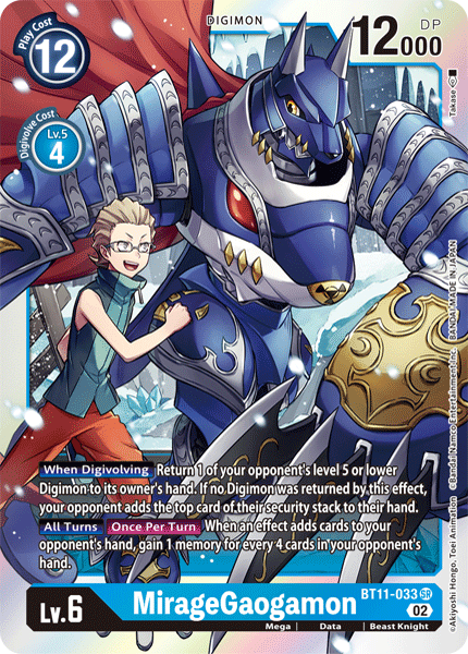 BT11-033 MirageGaogamon Super Rare