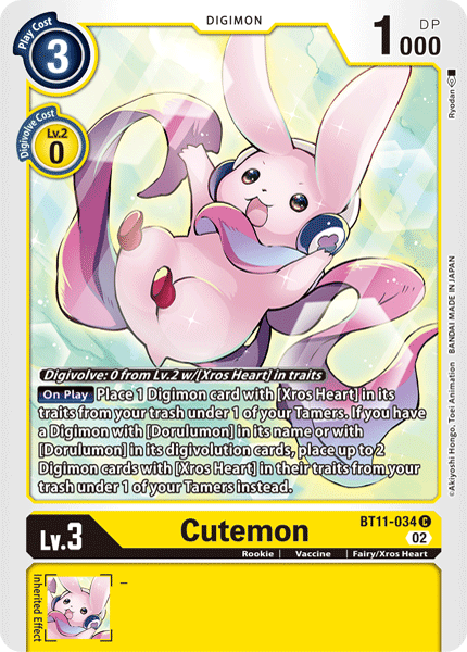 BT11-034 Cutemon Common