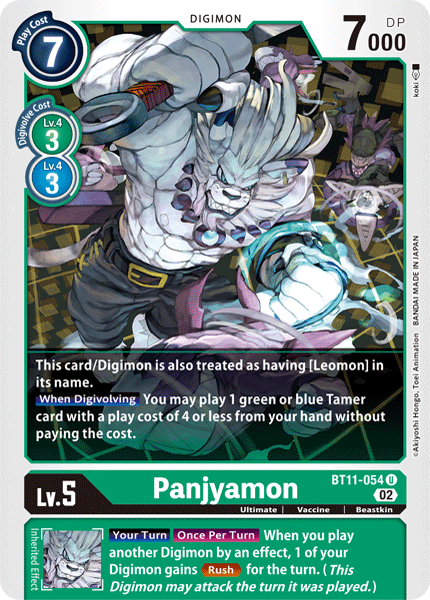 BT11-054 Panjyamon Uncommon Holo Foil