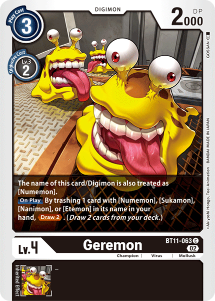 BT11-063 Geremon Common Holo Foil