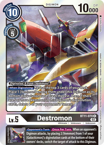 BT11-070 Destromon Rare