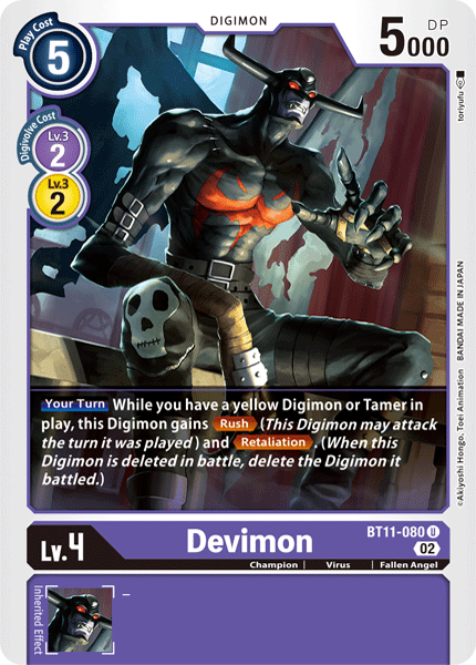 BT11-080 Devimon Uncommon