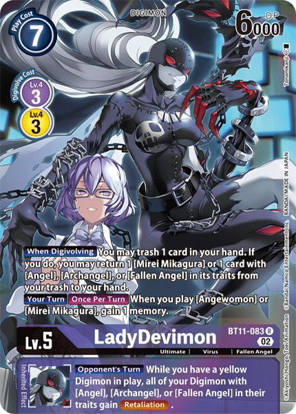 BT11-083 LadyDevimon Alternate Art