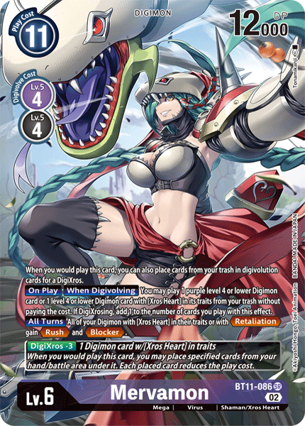 BT11-086 Mervamon Alternate Art