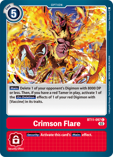 BT11-097 Crimson Flare Common